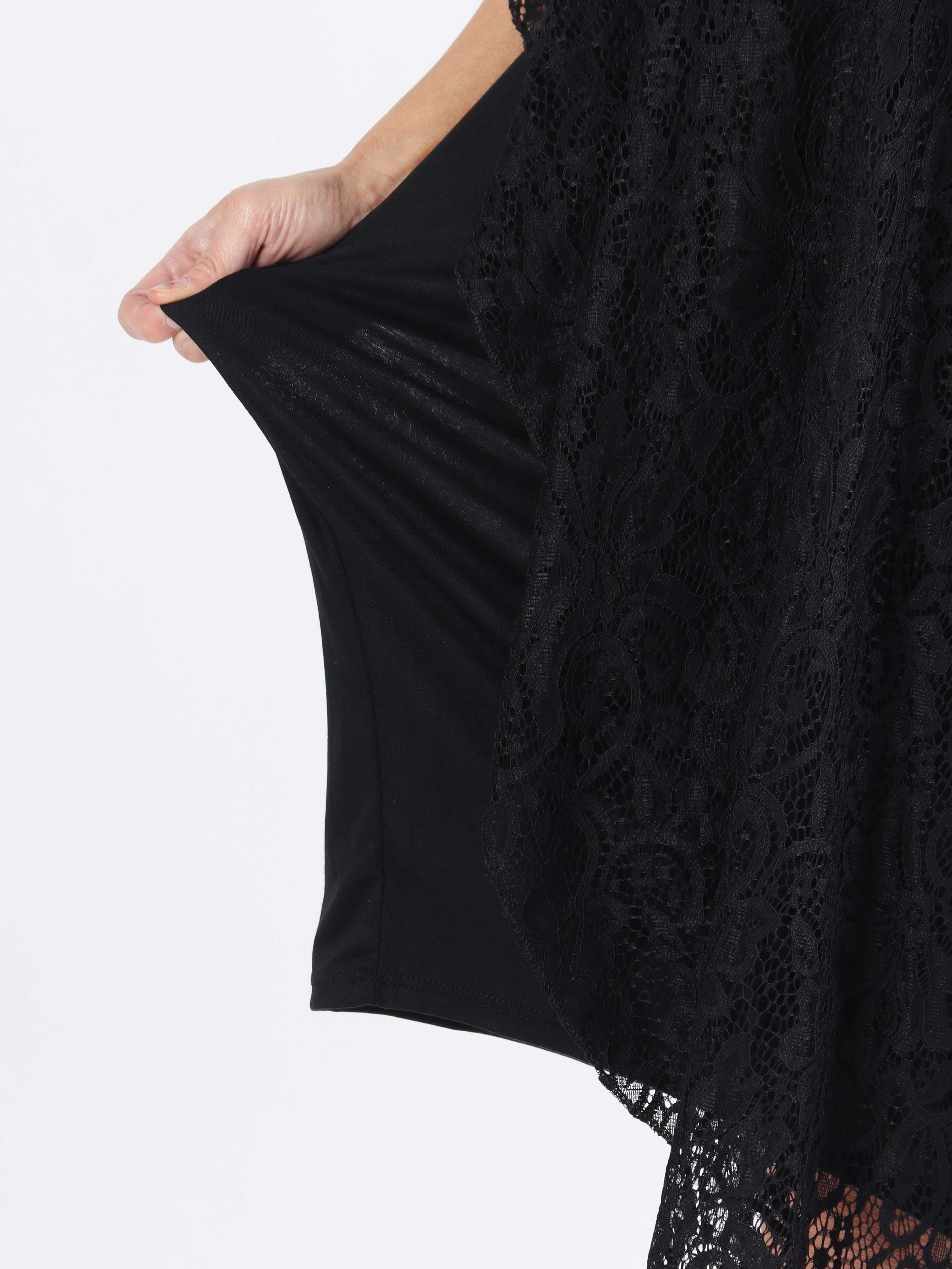 Kenya Lace - Sød plus size tunikakjole i blonde
